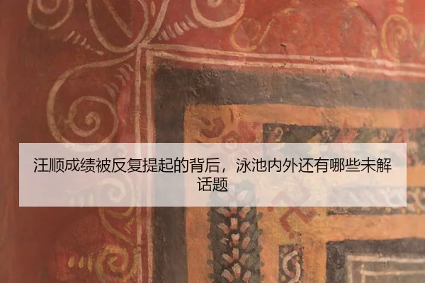 汪顺成绩被反复提起的背后，泳池内外还有哪些未解话题